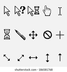 Set of old cursors