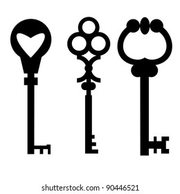 Set of old keys in vector format.