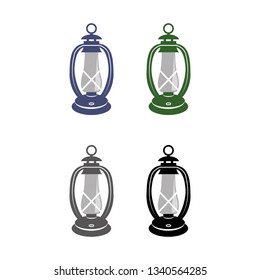 a set of old lantern icons