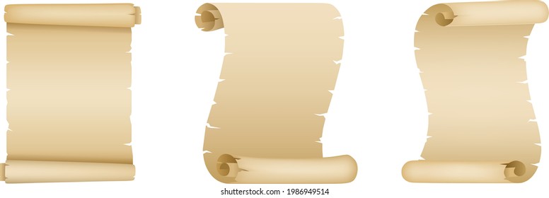 alte Schriftrollen. alte Pergamente