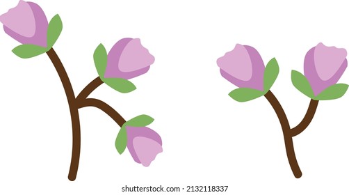 La temática de las plantas japonesas