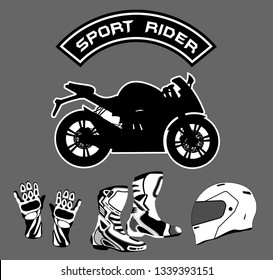 Set on the theme of motorcycle racing