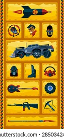 Set on the theme of postapokalipsisa, rock trucks, madness and survival