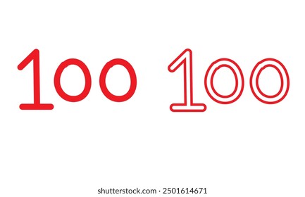 Satz von hundert Logo-Symbol-Vorlage Design
