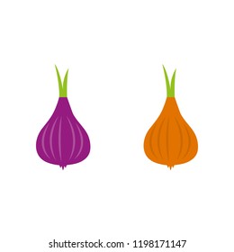 a set of onion icons