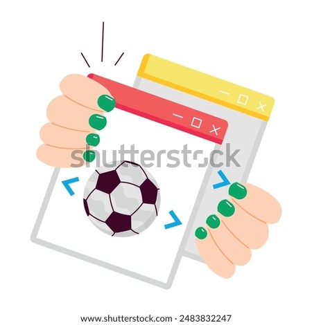 Set of Online Shopping Flat Stickers 

