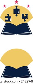 a set of opened book icons