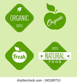 Set of Organic Labels 