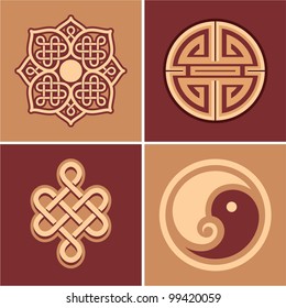 Set of Oriental Design Elements