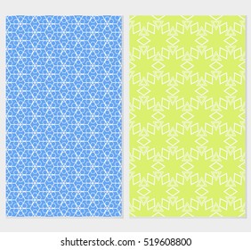 set of original cube pattern. seamless. creative optical illusion. vector illustration. color. for idea your business, presentation, wallpaper, cover