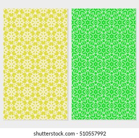 set of original floral patterns. vector illustration for design wedding invitation, background, wallpaper