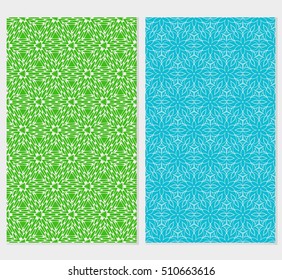 set of original floral patterns. vector illustration for design wedding invitation, background, wallpaper