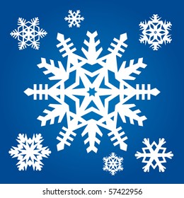 Set from original snowflakes