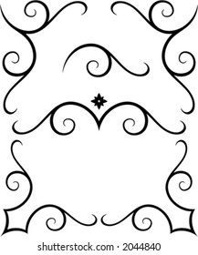 Set of original vector design elements. This is a vector image - you can simply edit colors and shapes.