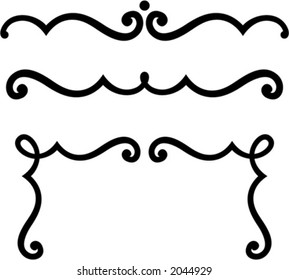 Set of original vector design elements. This is a vector image - you can simply edit colors and shapes.