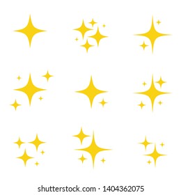 Set of original vector stars sparkle firework, decoration twinkle, shiny flash icon. Vector Illustration EPS10