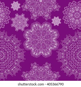 Set ornament in the circle vector illustration