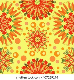 Set ornament in the circle vector illustration.