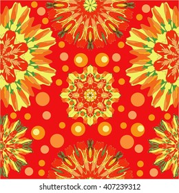 Set ornament in the circle vector illustration.