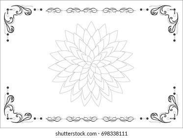 Set of Ornament decorative