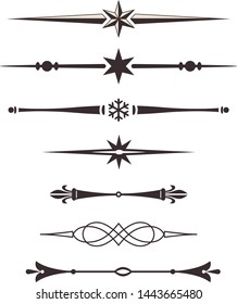 Set Of Ornament divider collection