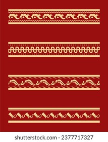 Set ornamental certificate border collection	
