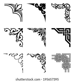 Free Vector Swooshes, and Fancy Corner Designs. - Bittbox