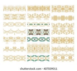 Set of ornamental laces