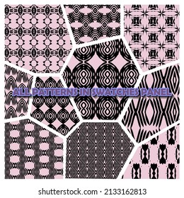 SET OF Ornamental seamless pattern. abstract background. seamless pattern. Abstract seamless geometries pattern. Design for decor, prints, textile, furniture, cloth, digital