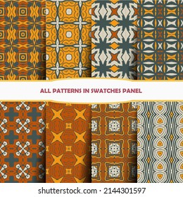 SET OF Ornamental seamless pattern. abstract background. seamless pattern. Abstract seamless geometries pattern. Design for decor, prints, textile, furniture, cloth, digital