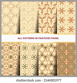 SET OF Ornamental seamless pattern. abstract background. seamless pattern. Abstract seamless geometries pattern. Design for decor, prints, textile, furniture, cloth, digital