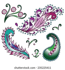 Set of ornaments