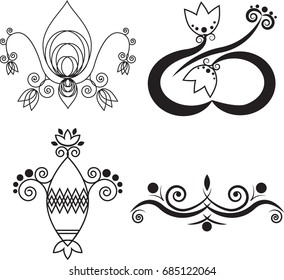 set ornaments