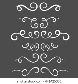 Zierformen, Einladungen für Hochzeitskarten, Gratulations- und Grußkarten, Vektorillustration-Illustration, Grafikdesign