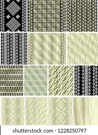 a set of ornaments for wallpaper for walls