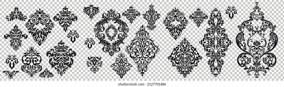 Set of ornate vector ornaments