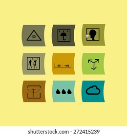 A set of  outdoor vector icons