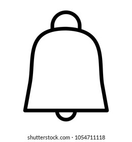 Set Of Outline Bell ring Alert Icon Vector Ready To Use
