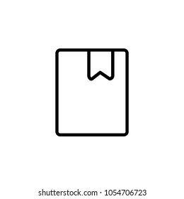 Set Of Outline Book Box Icon Vector Ready To Use