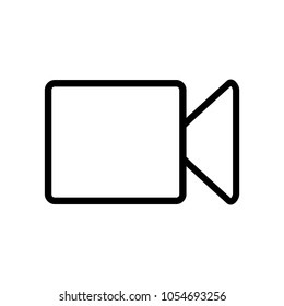Set Of Outline Camera Video Icon Vector Ready To Use