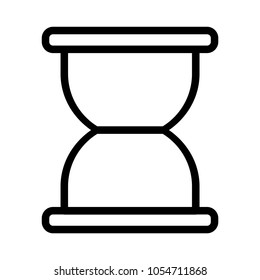 Set Of Outline Clock Sand Icon Vector Ready To Use