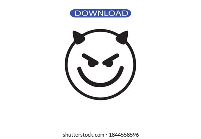 Set of outline emoticons, emoji isolated on white background, vector illustration