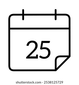 A set outline icon of a office theme