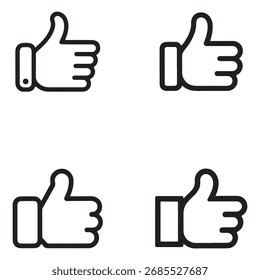 Um conjunto de ícones de estrutura de tópicos representando um símbolo 'igual', apresentado em um estilo de silhueta distinto para uma comunicação visual clara.