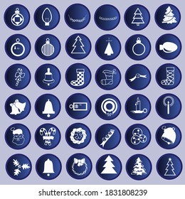 Set of outline icons of risks in the workplaces. Vecors of industrial risks for health and safety, such as radiations, acoustic risks, chemical and biological risks, explosion, asbestos.