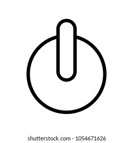 Set Of Outline Power Button Swicth Icon Vector Ready To Use