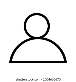 Set Of Outline User People Group Contact Icon Vector Ready To Use
