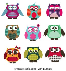 a set of owl