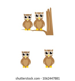 A set of owl icons