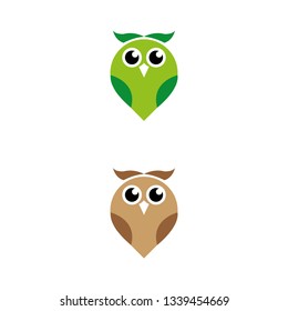a set of owl icons